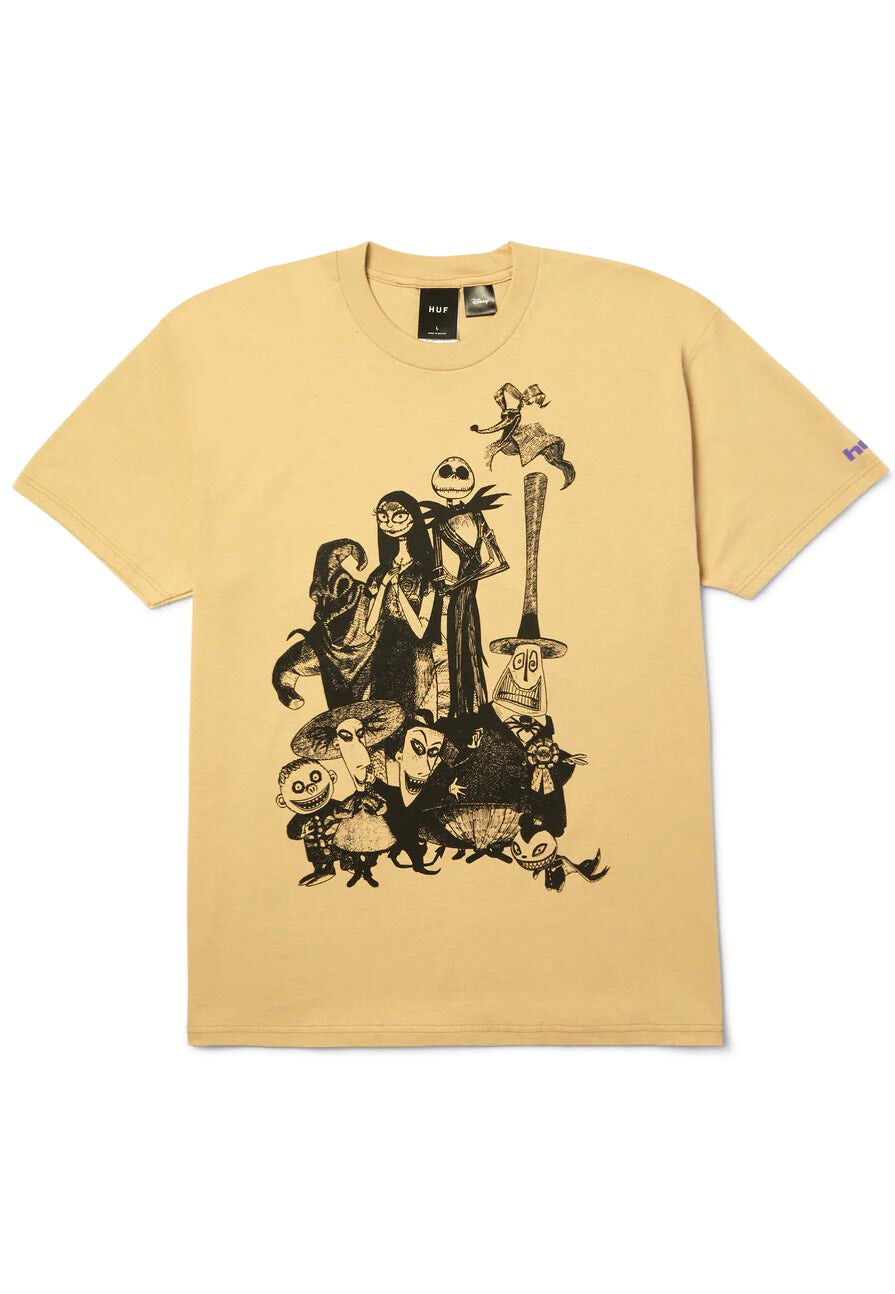 HUF x The Nightmare Before Christmas - Nightmare Cast Sand - T-Shirt - beige - L - Jersey