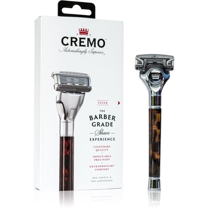 Cremo The Barber Grade shaver + 2 replacement heads