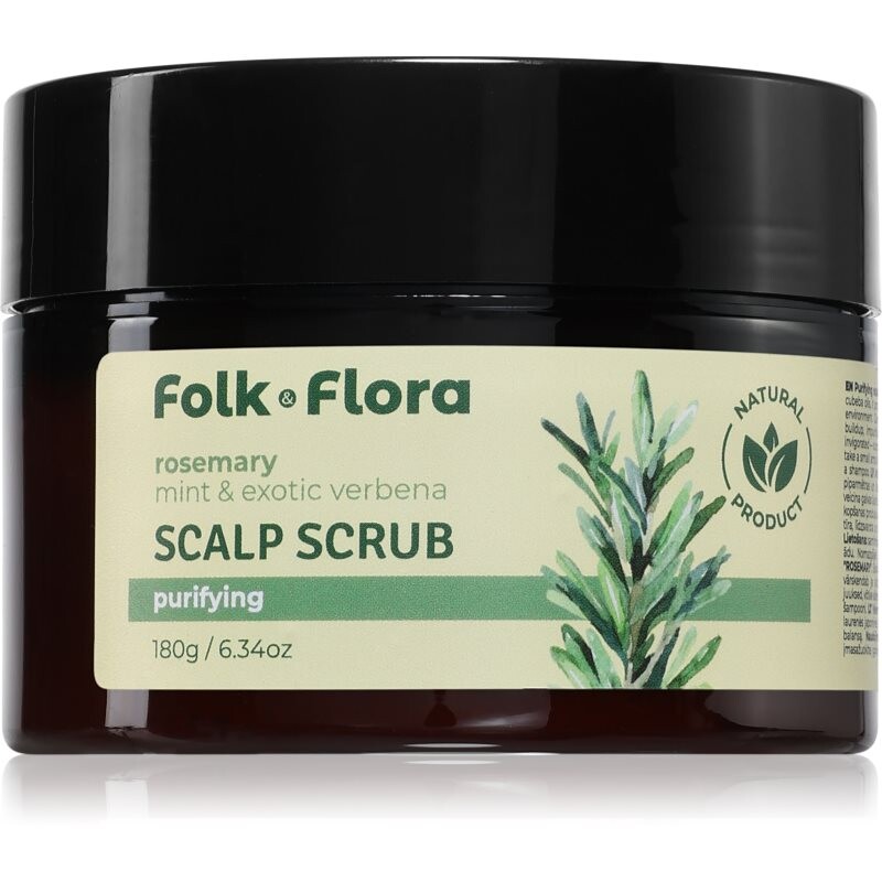 Folk & Flora Rosemary scalp scrub 180 g