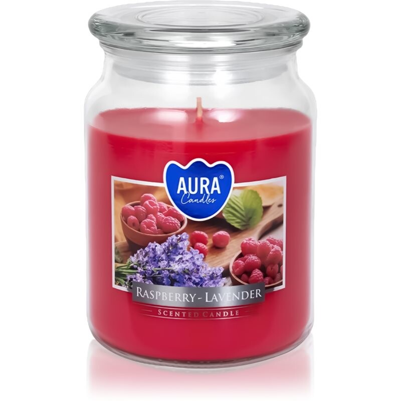 BISPOL Premium Line White Lavender scented candle 500 g