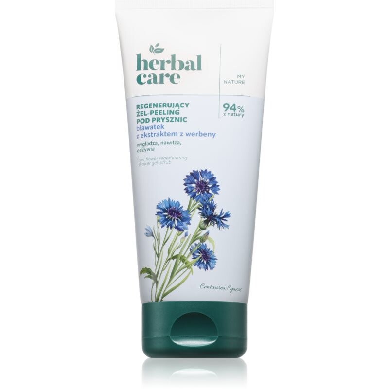 Farmona Herbal Care Cornflower Regenerating Shower Gel-Scrub shower gel with exfoliating effect 200 ml