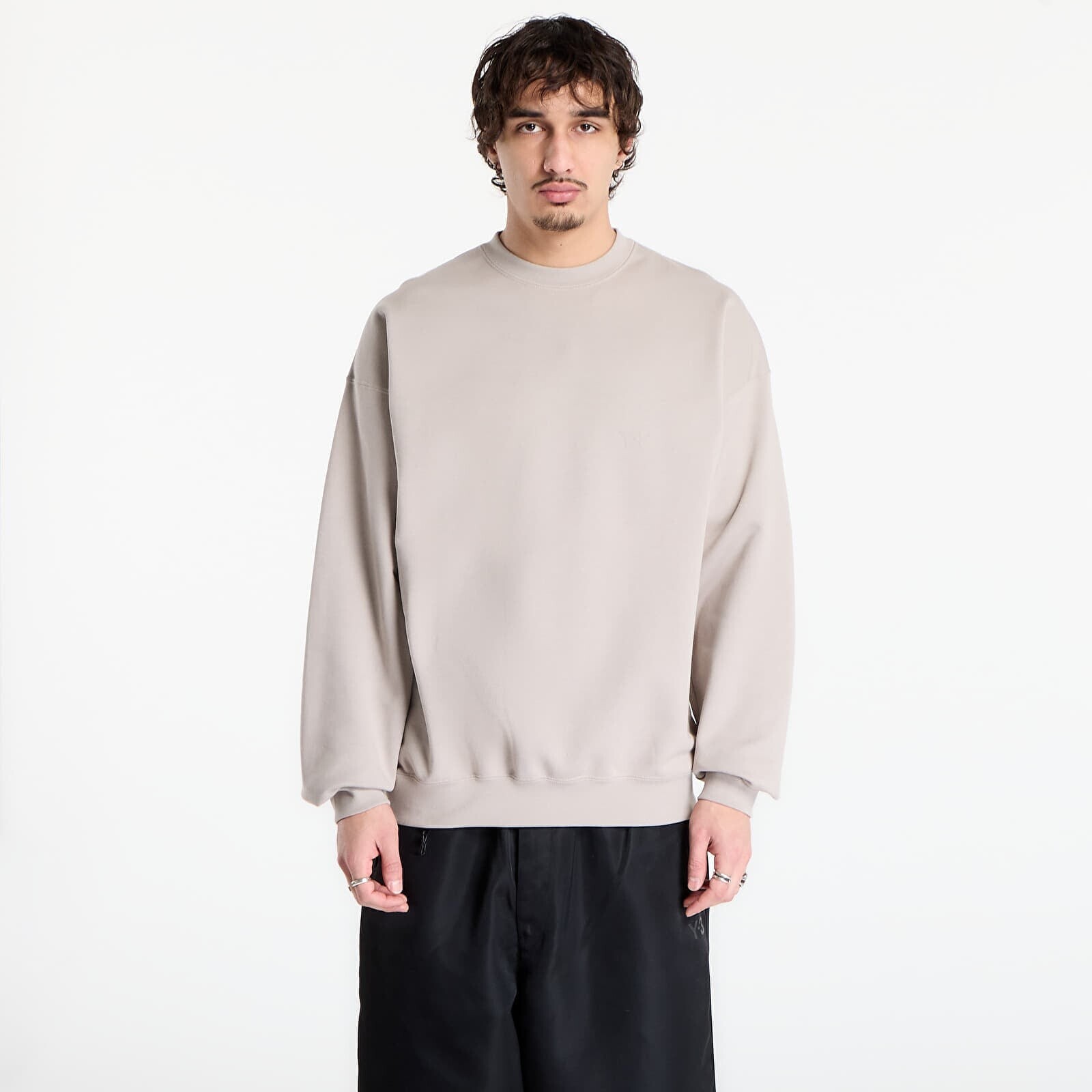 Sweatshirt Y-3 Brushed Terry Crew Sweatshirt Light Brown M