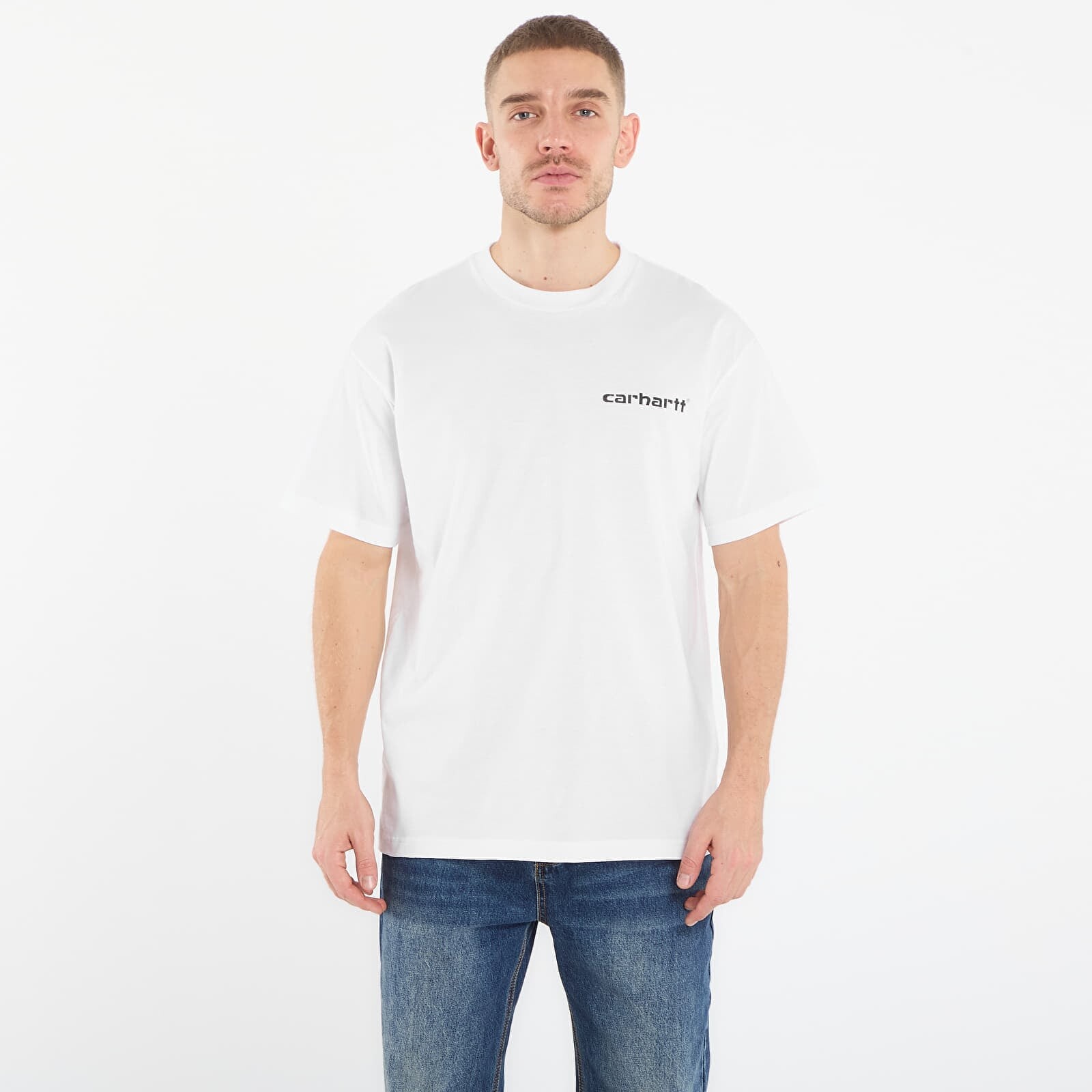 T-shirt Carhartt WIP S/S Archive Script T-Shirt UNISEX White L