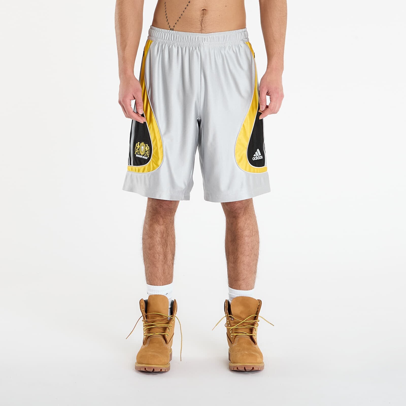 Shorts adidas x Brain Dead Fb Short Silver Metallic L