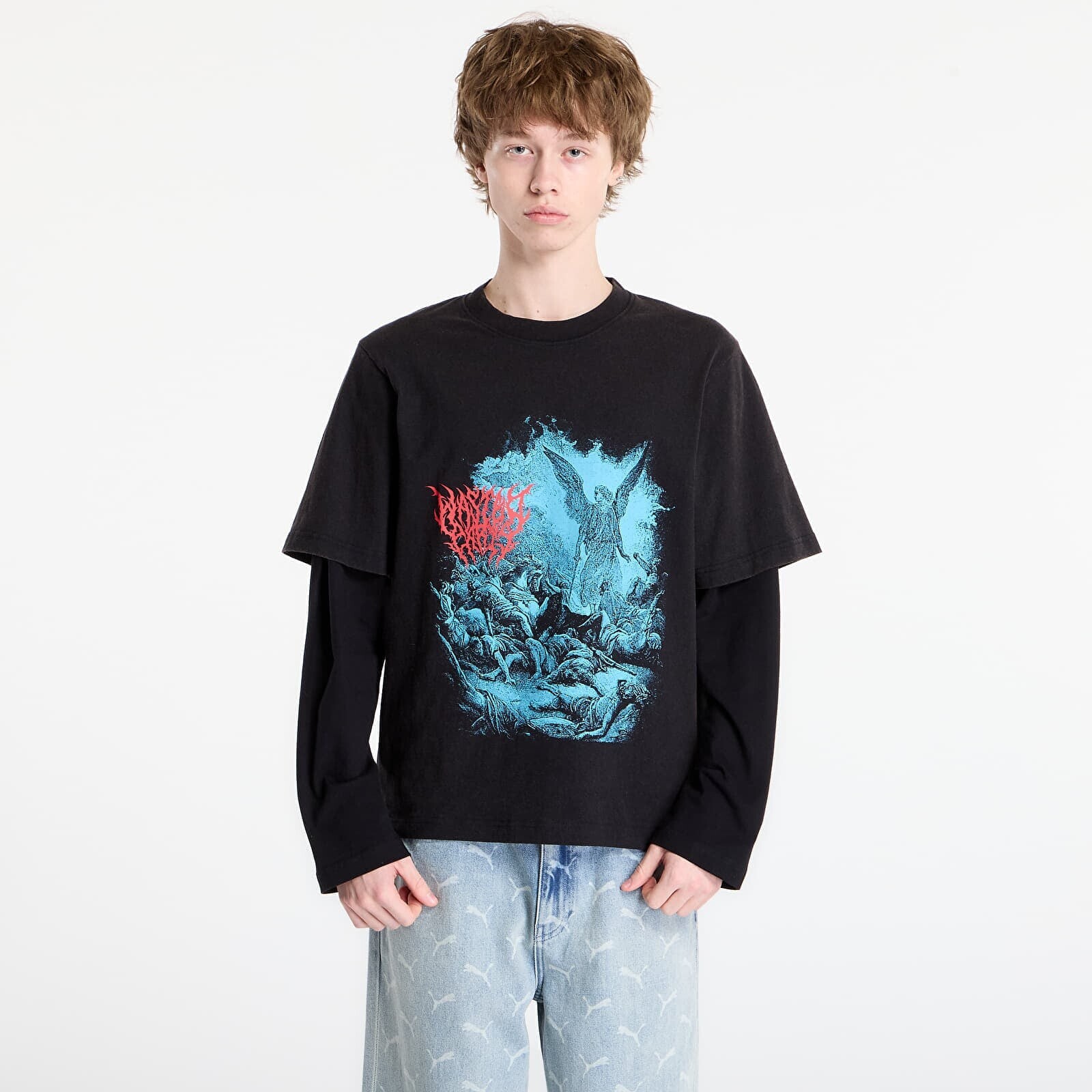 T-shirt Wasted Paris M Legion T Age Faded Black/ Black L