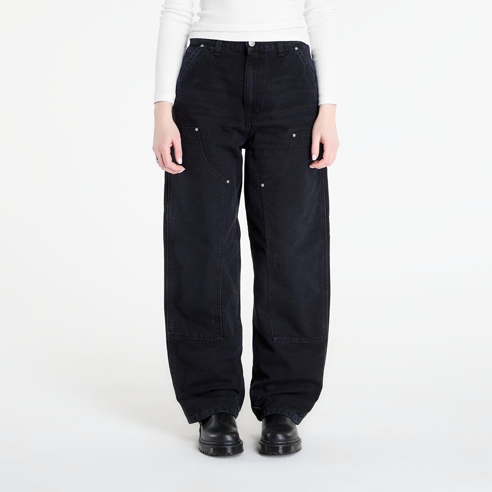 Pants Carhartt WIP W' Brandon Double Knee Pant Black XS