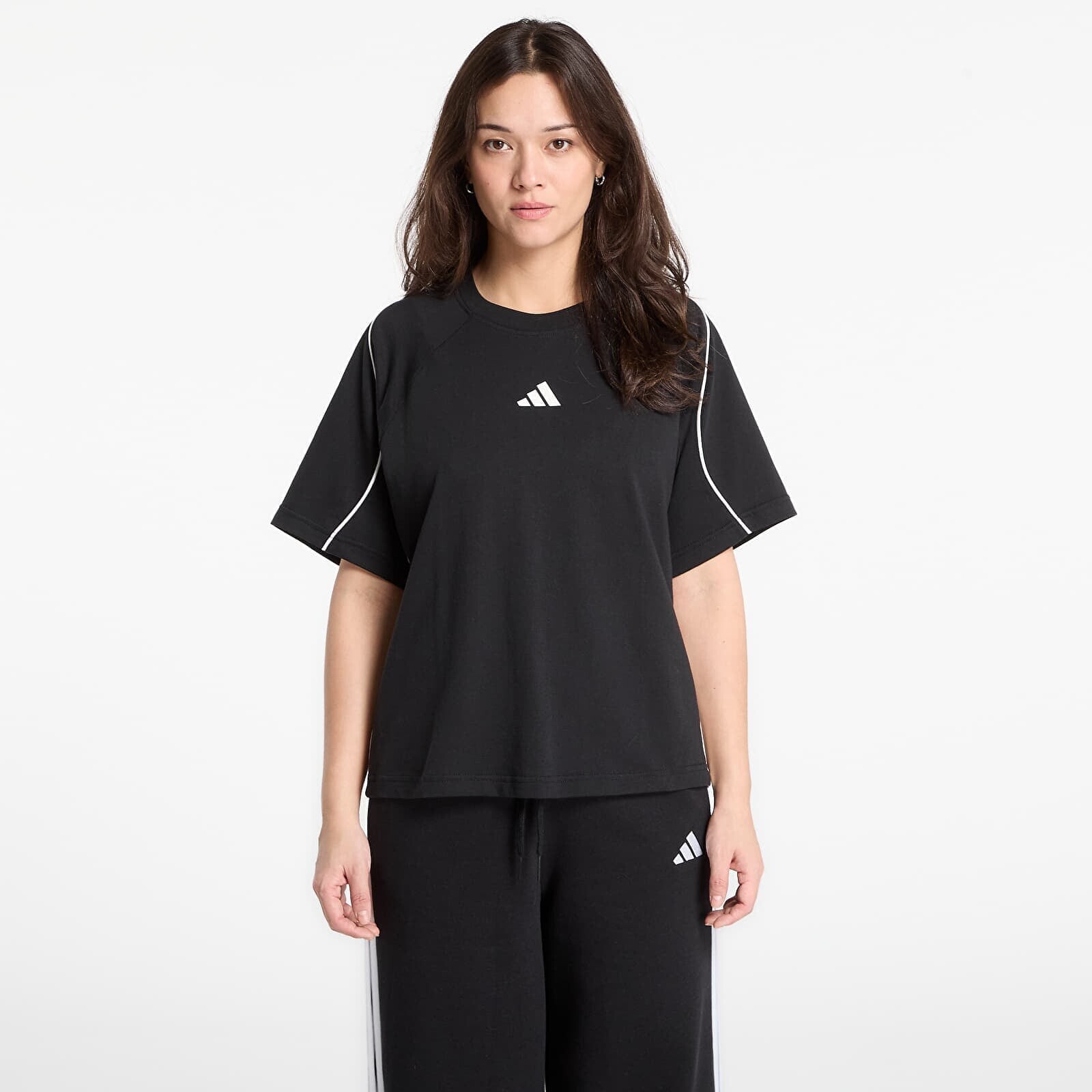 T-shirt adidas Stadium 3-Stripes T-Shirt Black S