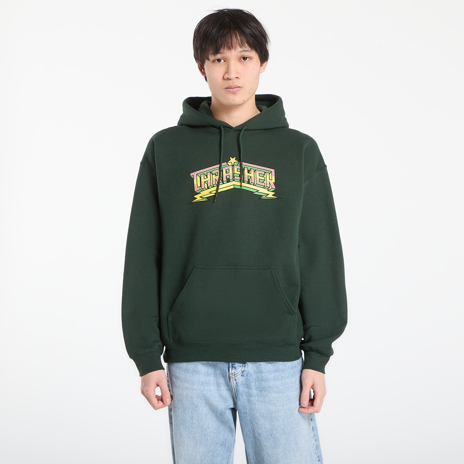 Sweatshirt Thrasher Luchadora Hoodie Forest Green XL