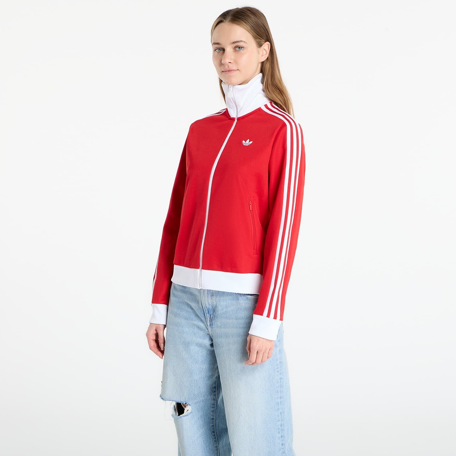 Sweatshirt adidas Classic Tt Better Scarlet/ White M