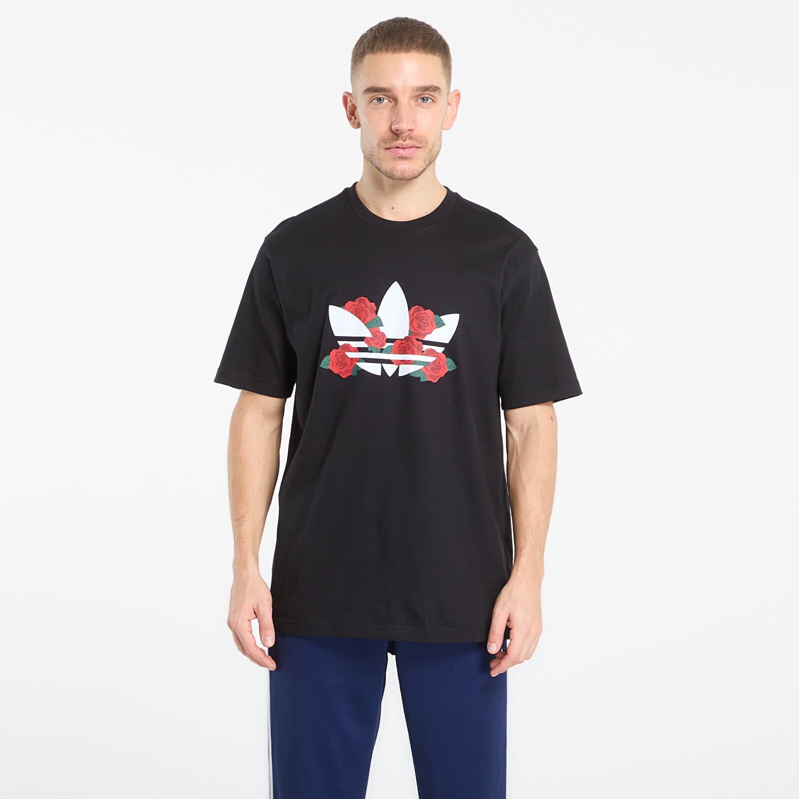 T-shirt adidas Trefoil Series Roses Black M
