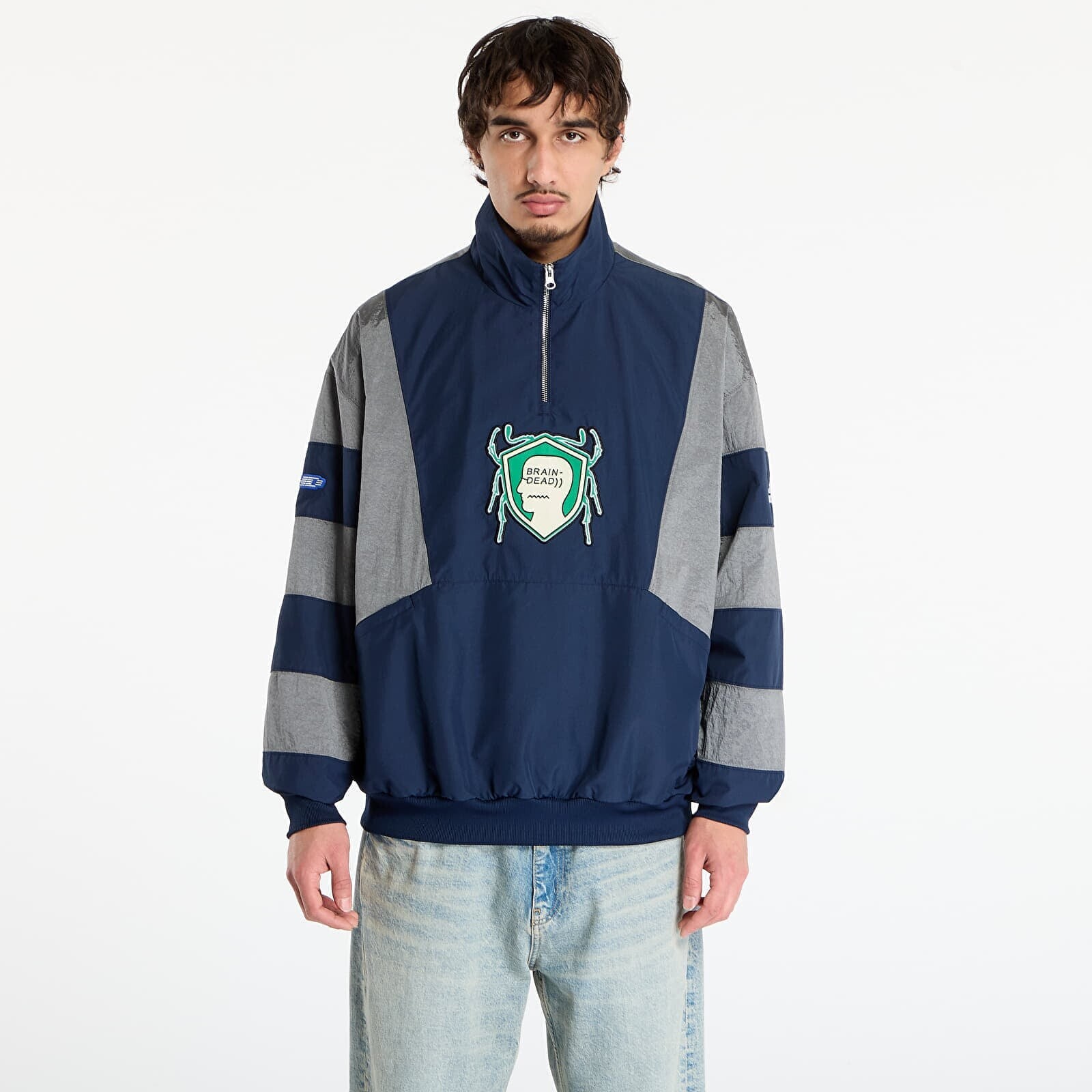 Sweatshirt adidas x Brain Dead Track Top Collegiate Navy S
