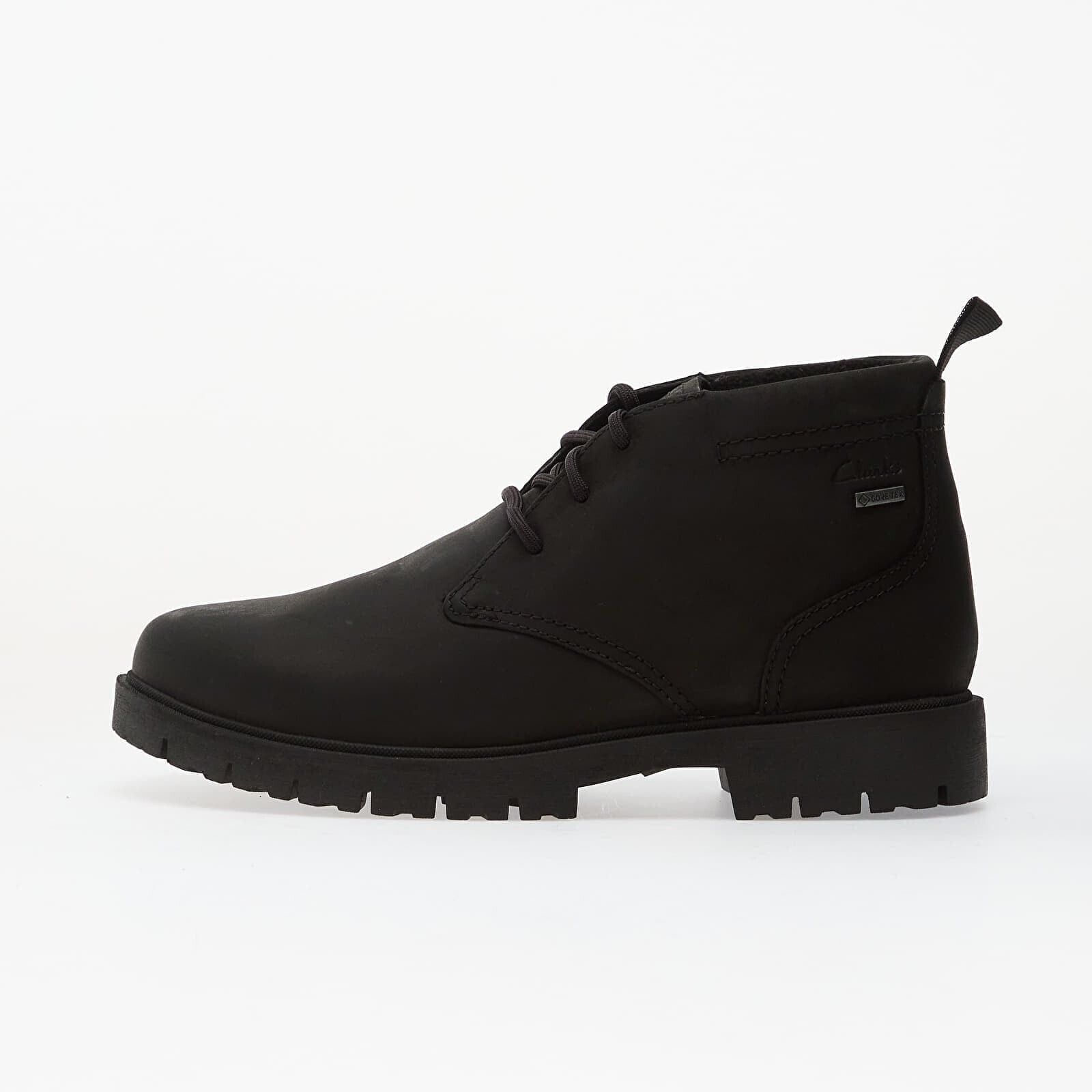 Sneakers Clarks Berhill MidGTX Black WLined Lea UK 7