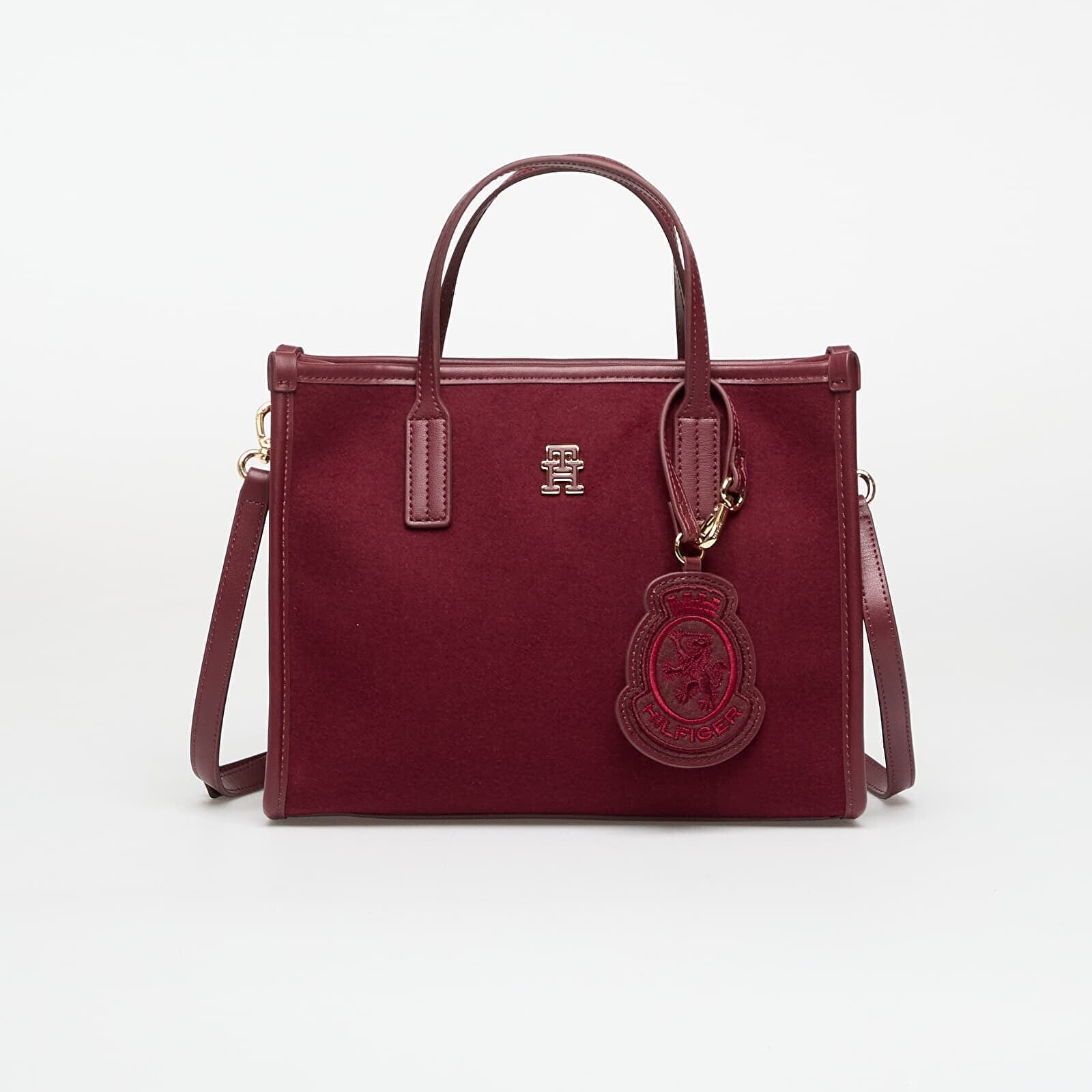 Bag Tommy Hilfiger Th City Small Tote Melton Deep Rouge Universal