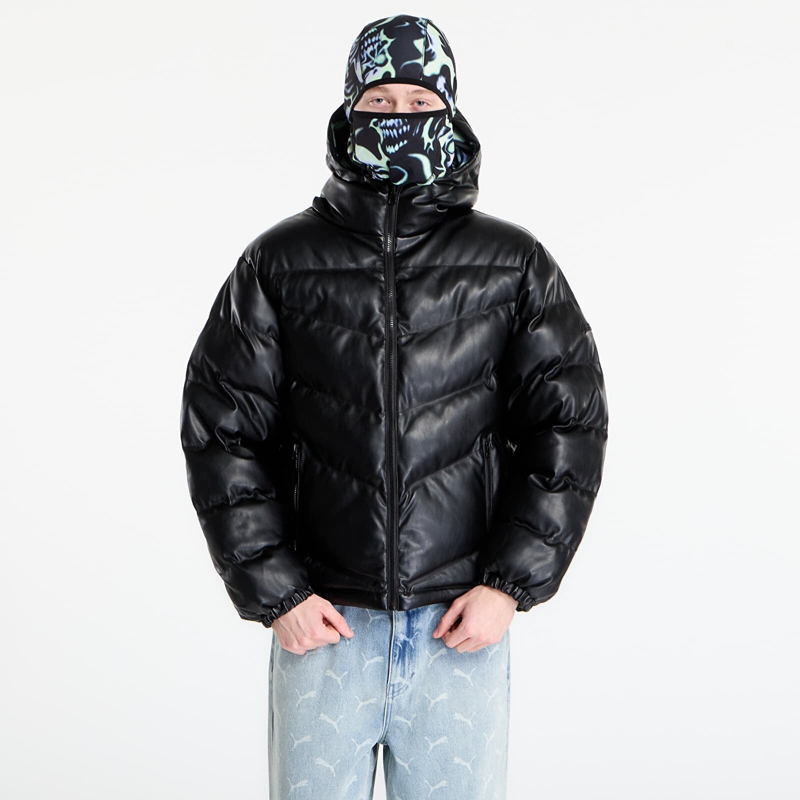Jacket Wasted Paris M Skull Puffer Black XL