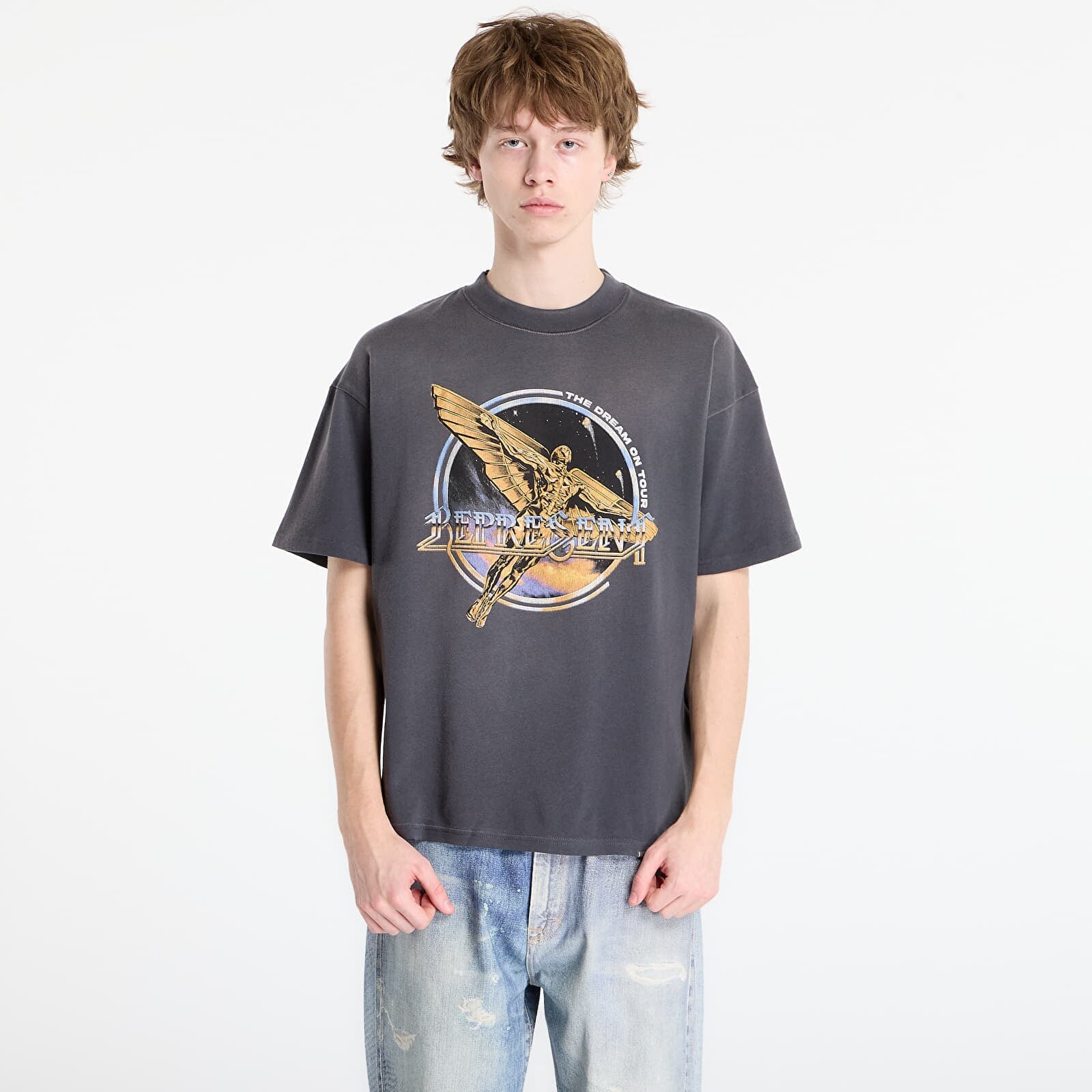 T-shirt REPRESENT Golden Tour T-Shirt UNISEX Sun Fade Grey XXL