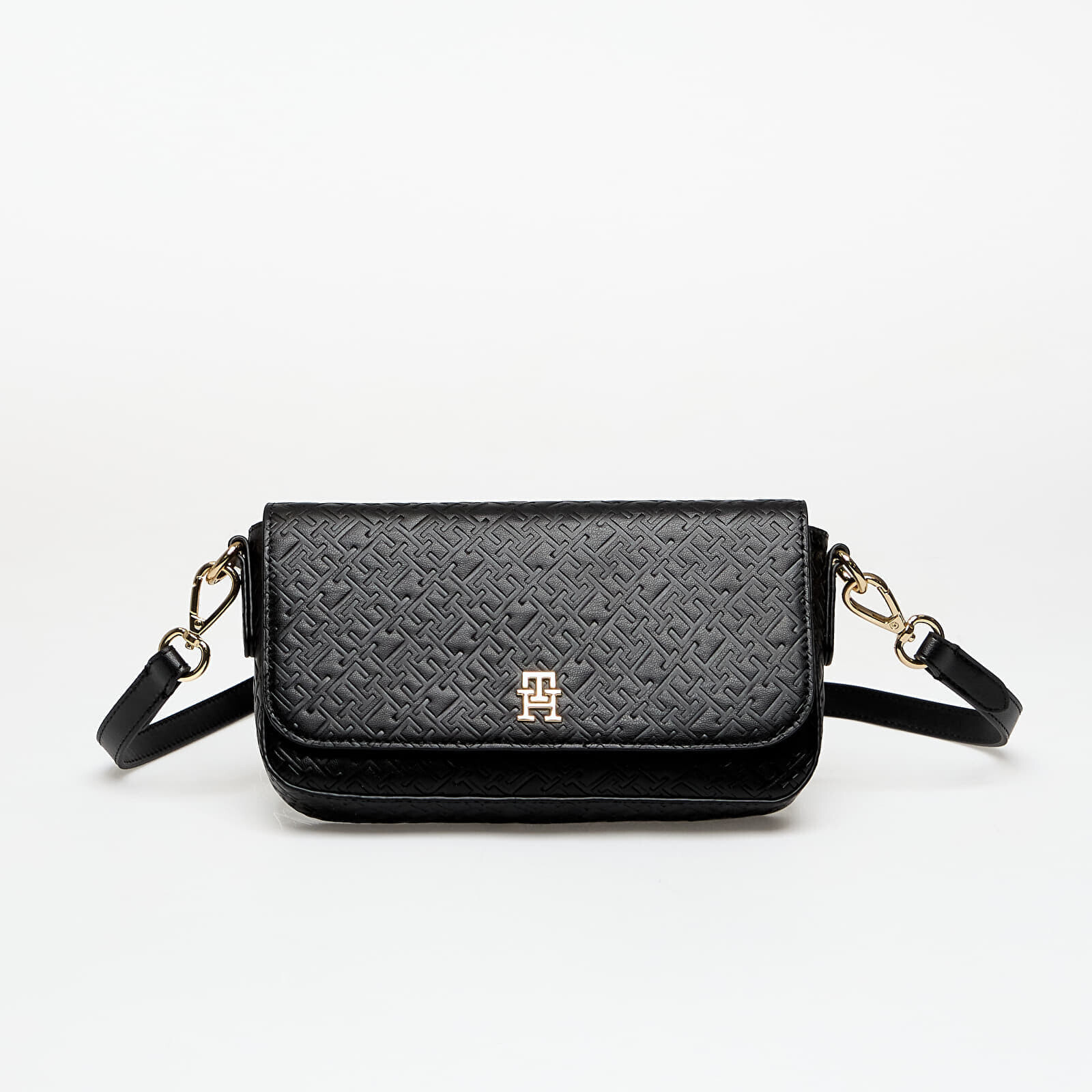 Handbag Tommy Hilfiger Th Icon Conv Crossover Mono Black Universal