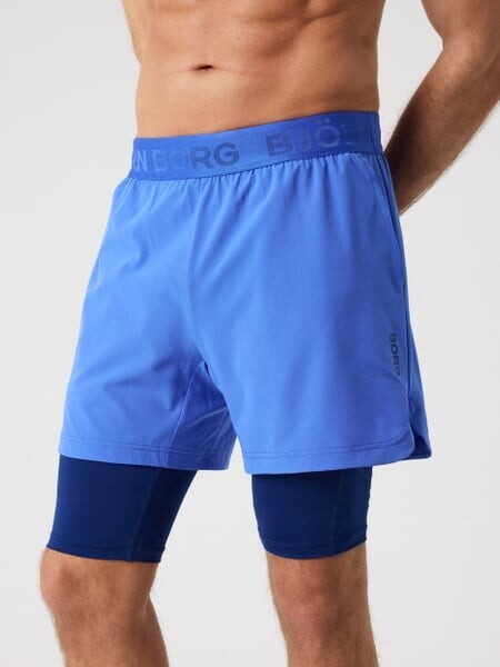 Björn Borg Borg 2 In 1 Shorts Blue, L