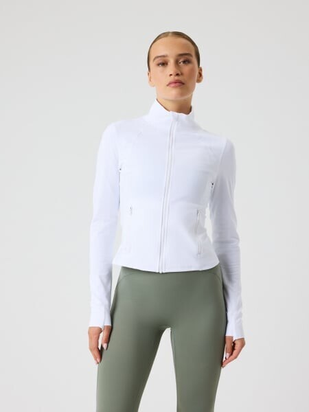 Björn Borg Borg Soft Zip Midlayer White, L