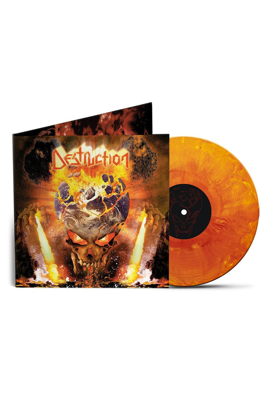 Destruction - The Antichrist Ltd. Yellow/Orange - Marbled Vinyl