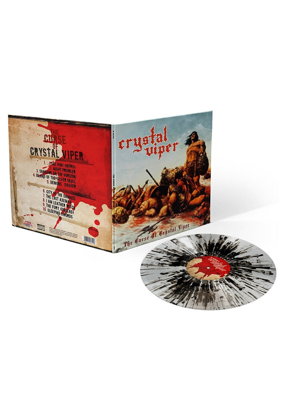 Crystal Viper - The Curse Of The Crystal Viper Ltd. Clear/Black - Splattered Vinyl