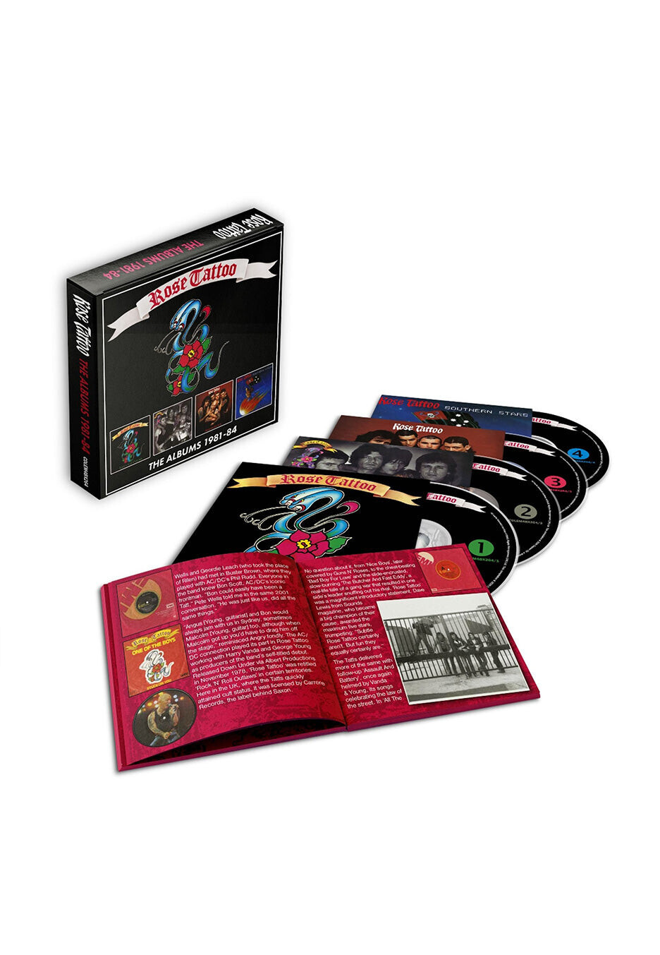 Rose Tattoo - The Albums 1981-1984 (Clamshell Box) - 4 CD Boxset