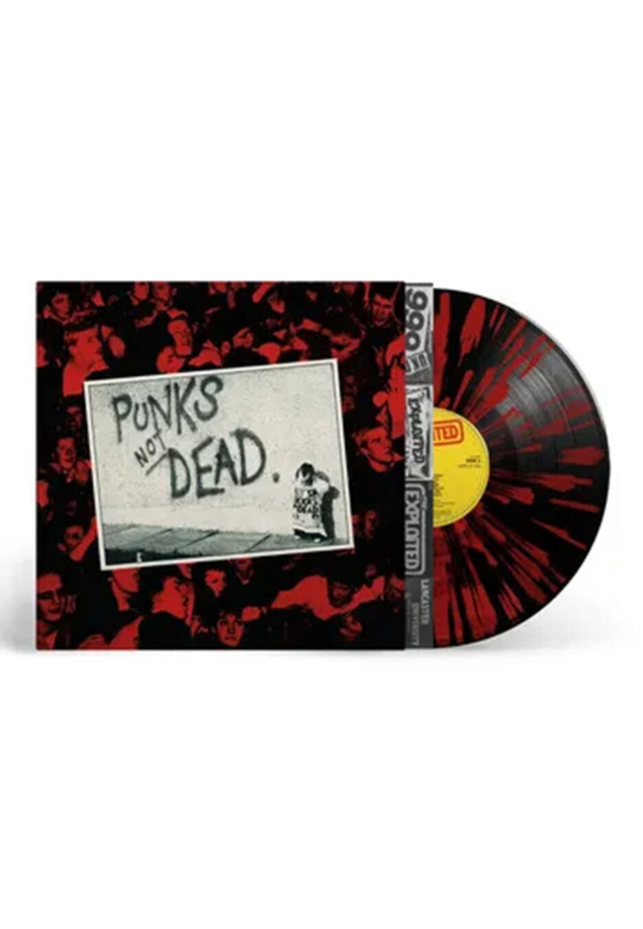 The Exploited - Punks Not Dead (45th Anniversary) Ltd. Red - Splattered Vinyl