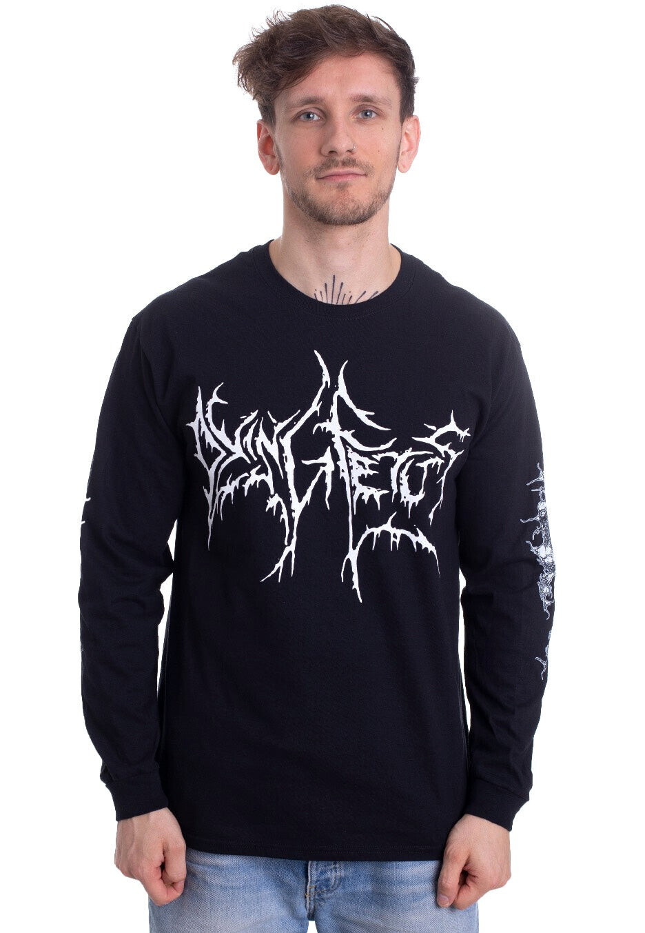 Dying Fetus - Dripping Skeletons - Longsleeve - black - L - 100% Cotton