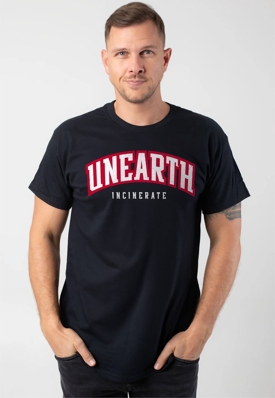 Unearth - Incinerate - T-Shirt - black - L - 100% Cotton