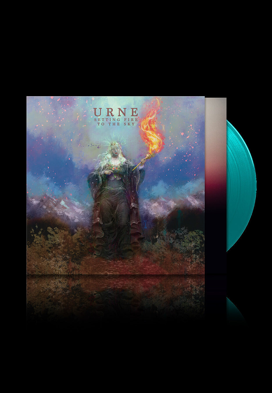 Urne - Setting Fire To The Sky Ltd. Turquoise - Colored Vinyl