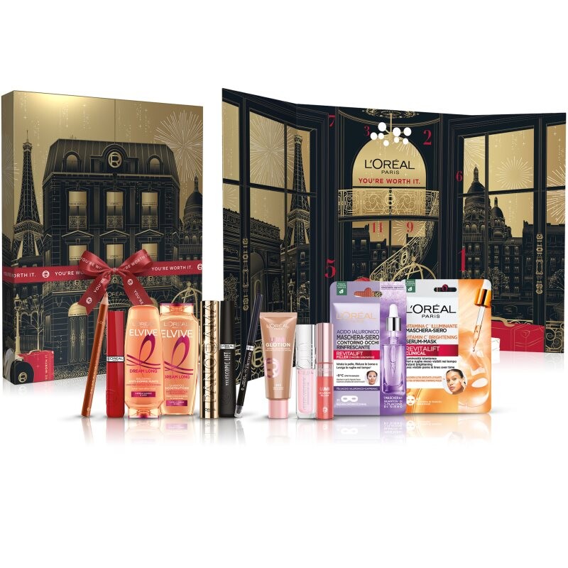 L’Oréal Paris Calendario dell'Avvento 12 Giorni 2025 advent calendar