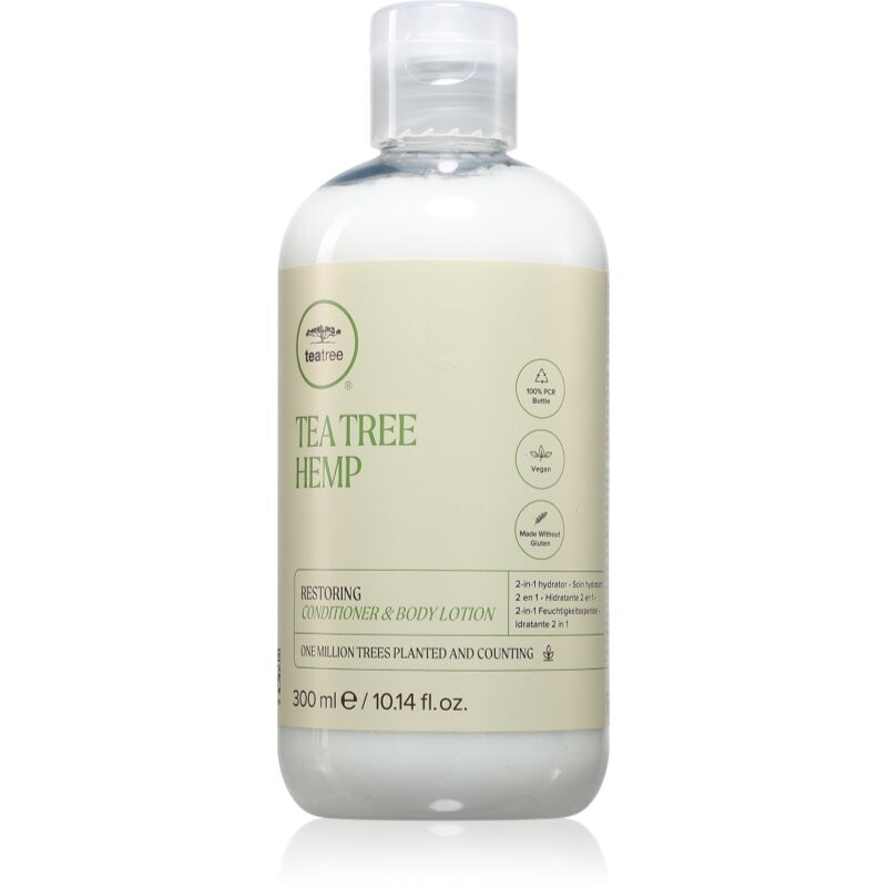 Paul Mitchell Tea Tree Hemp Restoring Conditioner & Body Lotion conditioner for hair and body 300 ml