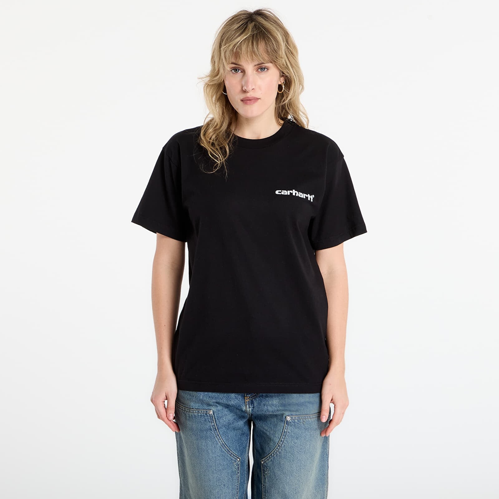 T-shirt Carhartt WIP S/S Caps T-Shirt UNISEX Black L