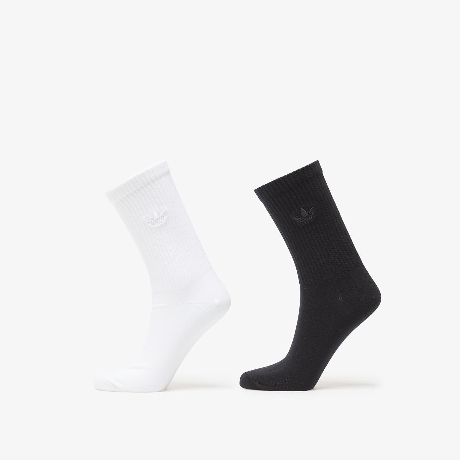 adidas Everyday Icons Crew Socks 2-Pack White M