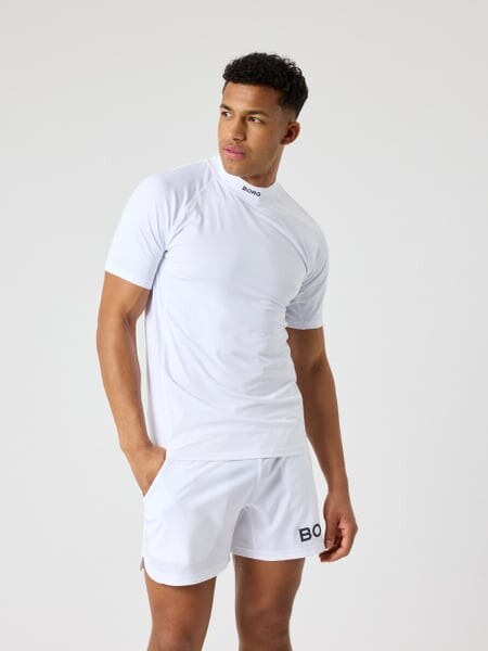 Björn Borg Borg Mock Neck T-shirt White, L