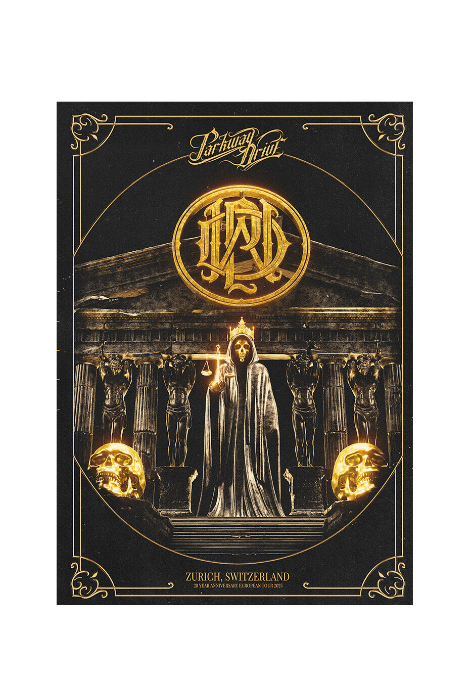 Parkway Drive - Zurich Pop Up 2025 - Poster