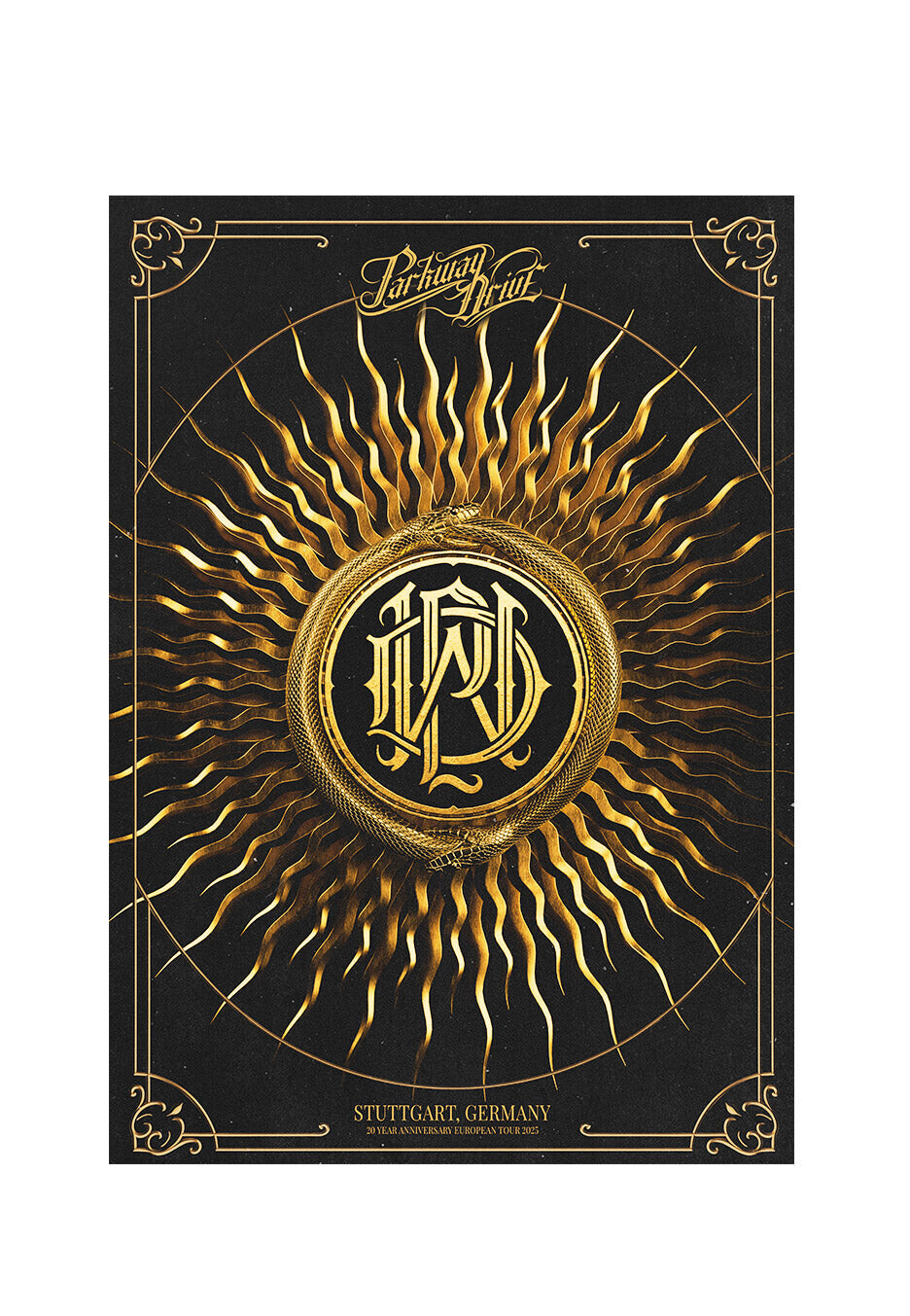 Parkway Drive - Stuttgart Pop Up 2025 - Poster