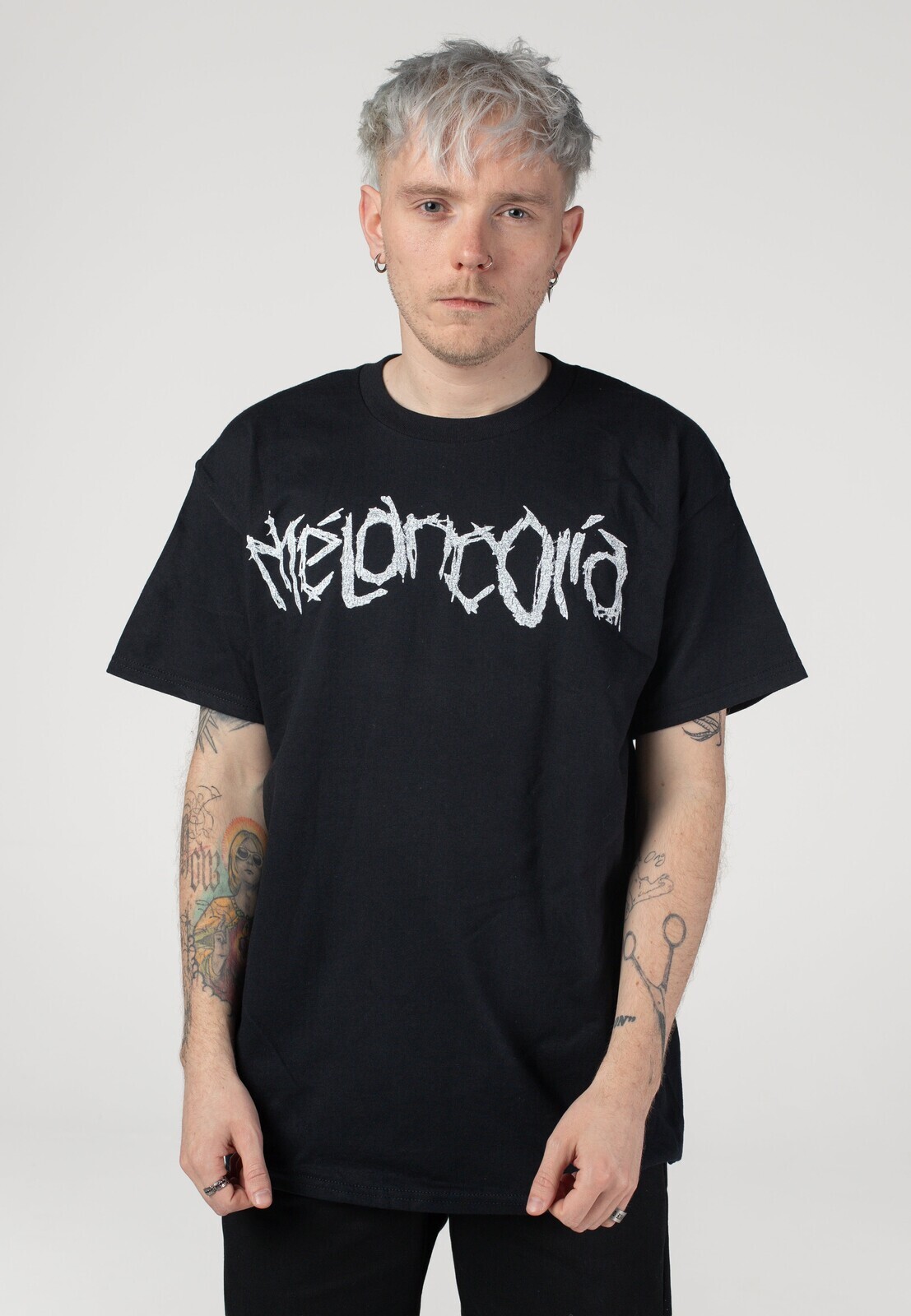 Melancolia - Dread Logo - T-Shirt - black - L - 100% Cotton