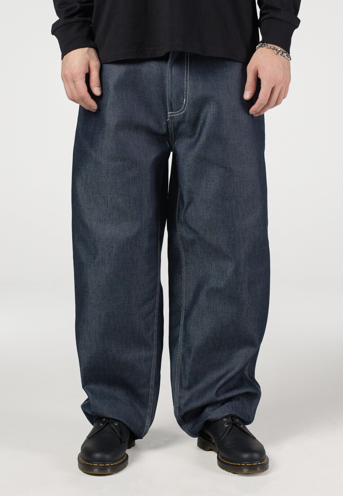 Carhartt WIP - OG Single Knee Rigid Blue - Jeans - blue - L - 50% Cotton, 50% Polyester,Denim