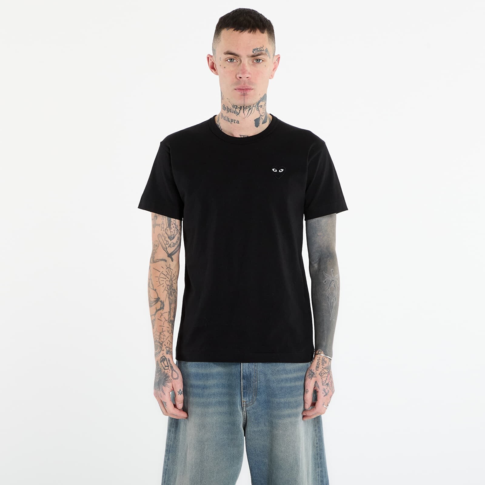 T-shirt Comme des Garçons PLAY T-Shirt Black Knit UNISEX Black M