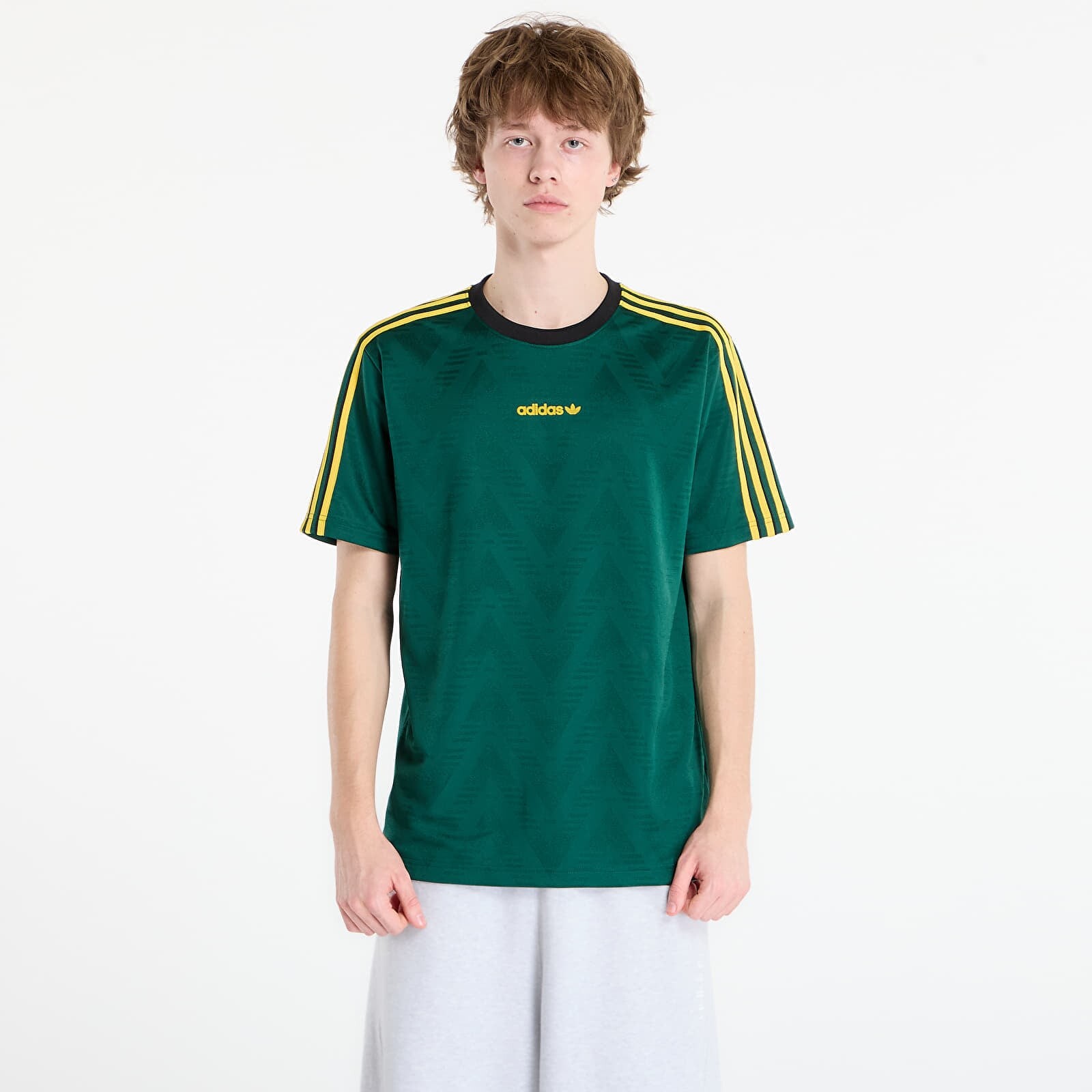 adidas Jacquard Jersey Collegiate Green L