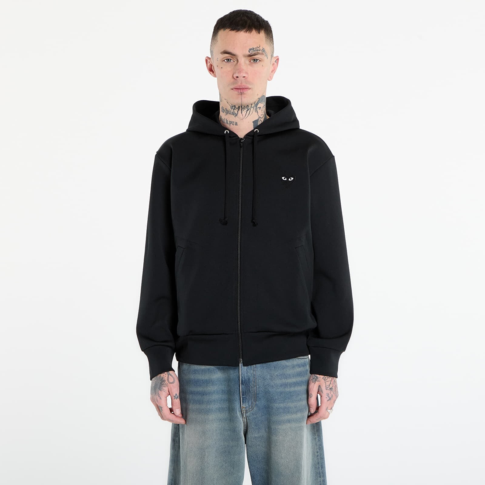 Sweatshirt Comme des Garçons PLAY Sweatshirt Black Emblem Knit UNISEX Black M