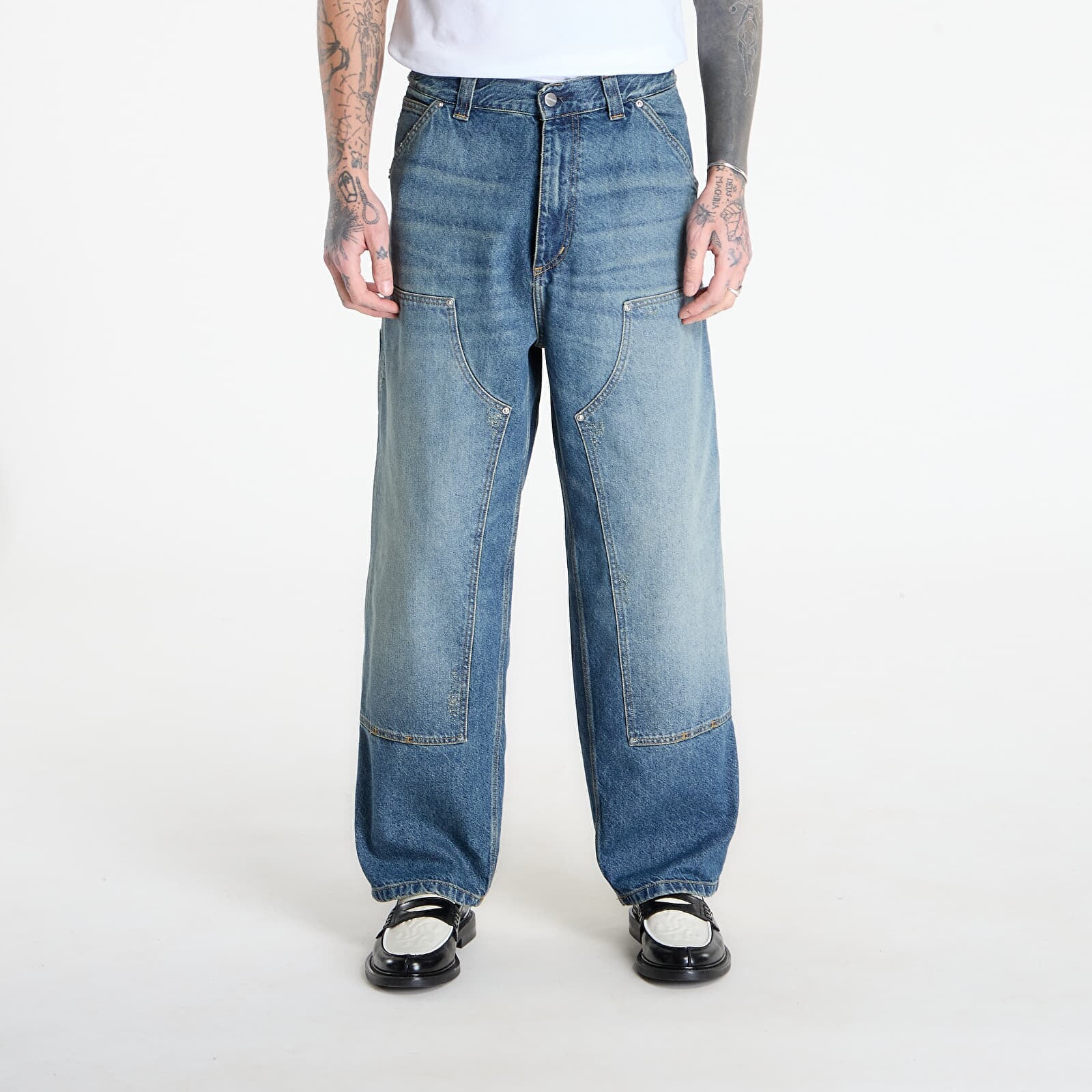Pants Carhartt WIP OG Double Knee Pant Blue S