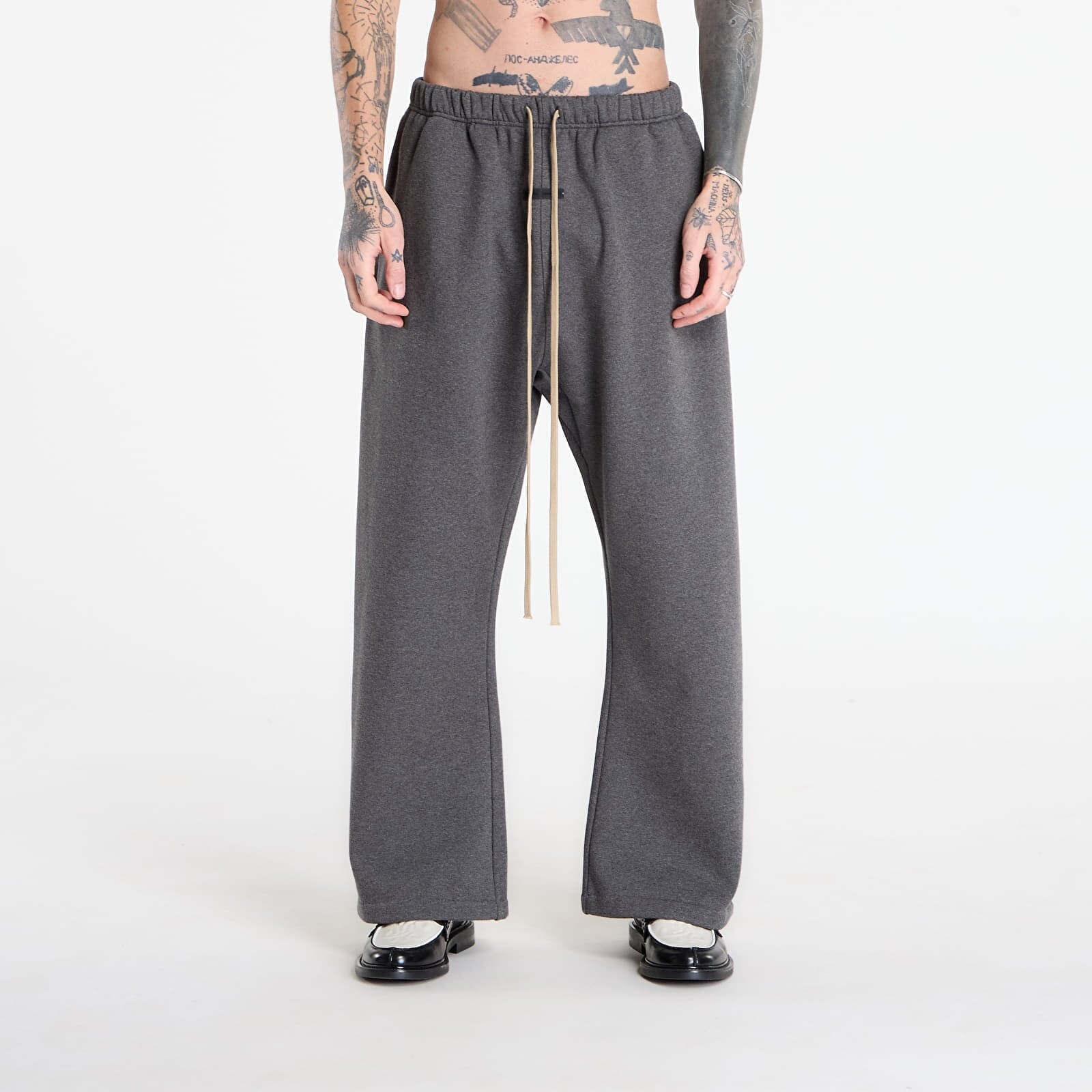 Pants Fear of God Essentials Flare Sweatpant Charcoal Heather XXL