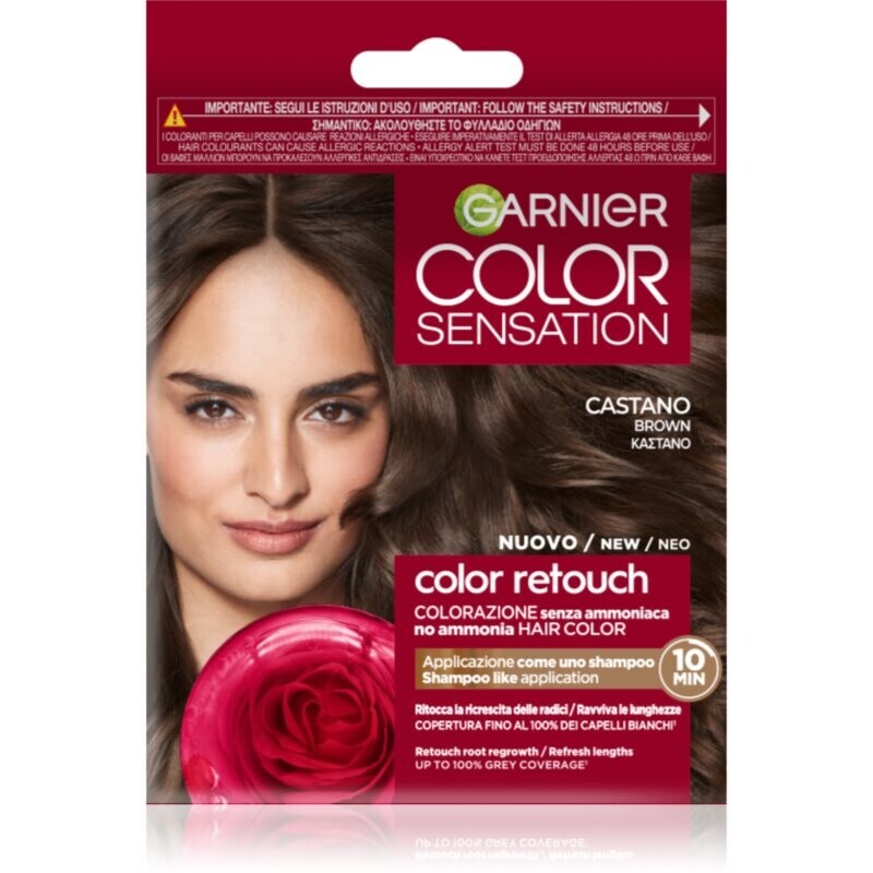Garnier Color Sensation Retouch root touch-up hair dye shade Brown 1 pc
