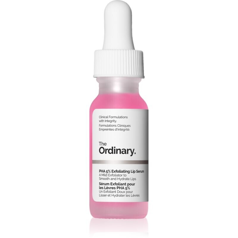 The Ordinary PHA 5% Exfoliating Lip Serum smoothing exfoliating serum for lips 15 ml