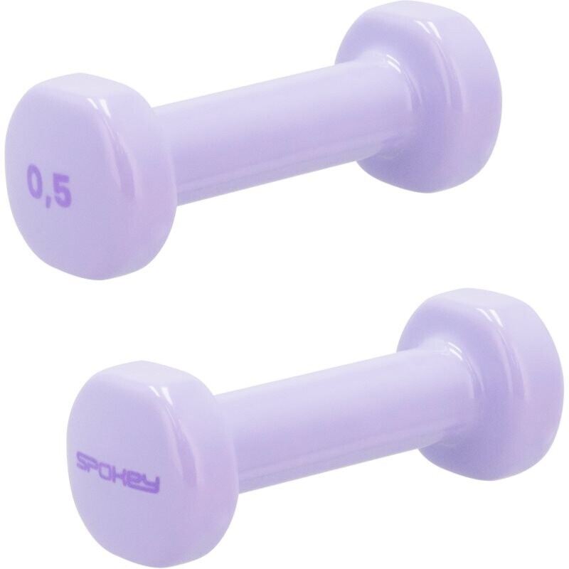 Spokey Shape vinyl dumbbell set 2x0.5 kg