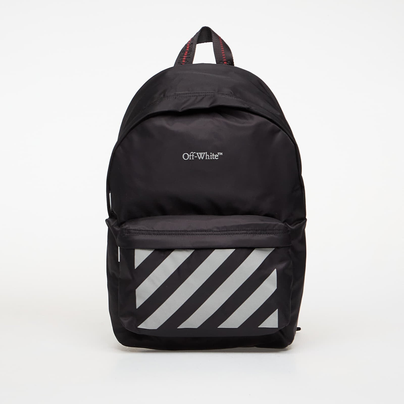 OFF-WHITE KIDS Reflective Logo Backpack Black/ Reflec Universal