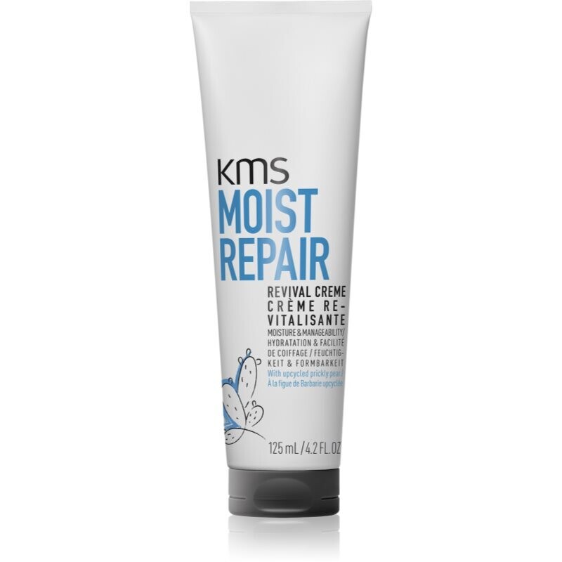 KMS Moist Repair Revival Creme moisturising cream to treat hair brittleness 125 ml