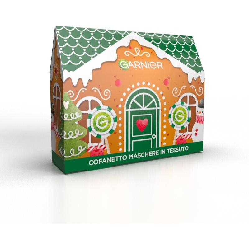 Garnier Casa di Pan di Zenzero sheet mask set in gift packaging