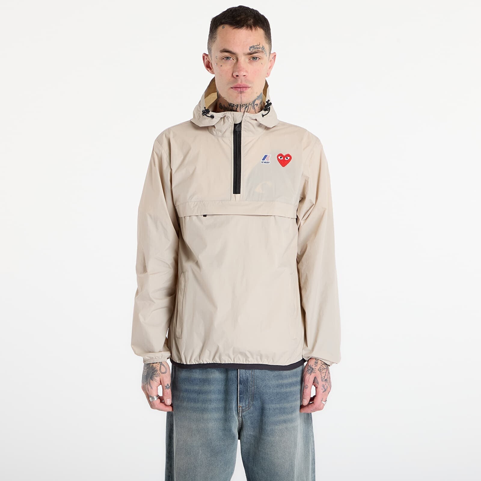 Jacket Comme des Garçons PLAY x K-Way Jacket UNISEX Beige S